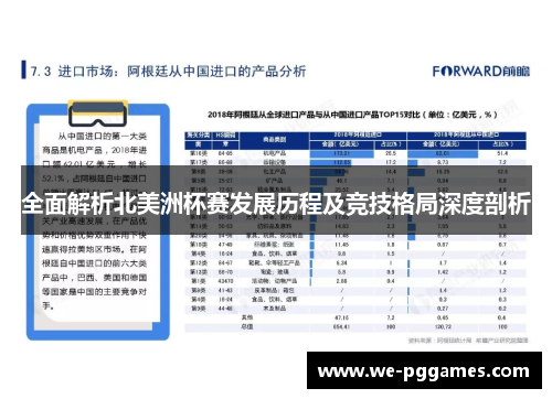 全面解析北美洲杯赛发展历程及竞技格局深度剖析